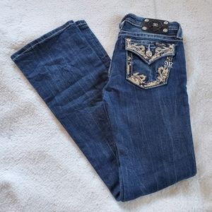 Miss Me Boot Cut Jeans, Sz 16 in Girls/28 in Women’s